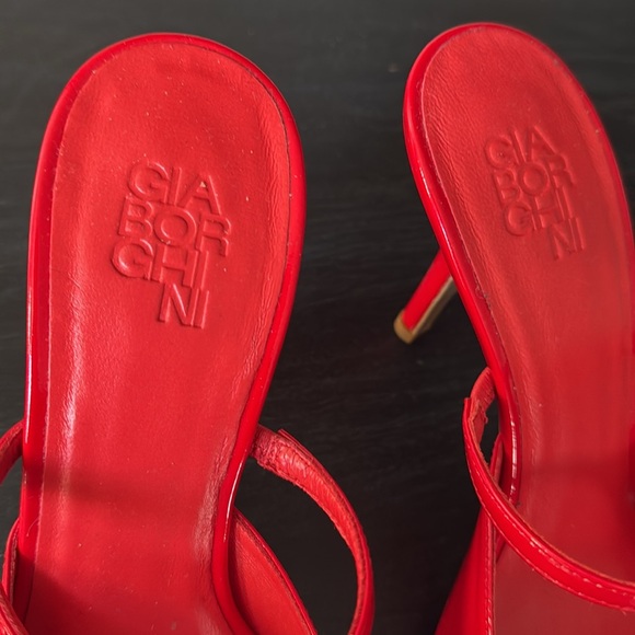 Gia Borgini patent leather sandals size 7 - Picture 4 of 8